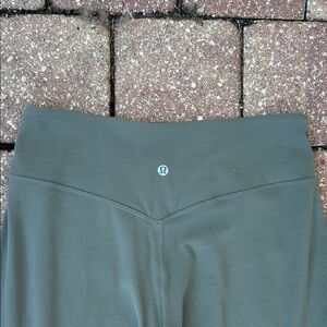 lululemon athletica Olive Green High-Rise Track Pants